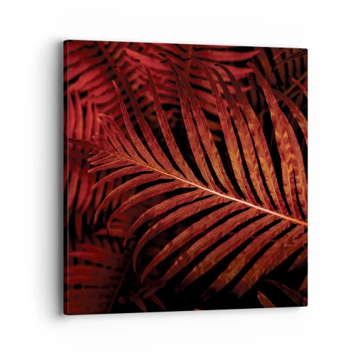 Cuadro sobre lienzo - Impresión de Imagen - Las brasas de la vida - 40x40 cm