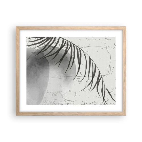 Póster en marco roble claro - El sutil exotismo de la naturaleza - 50x40 cm