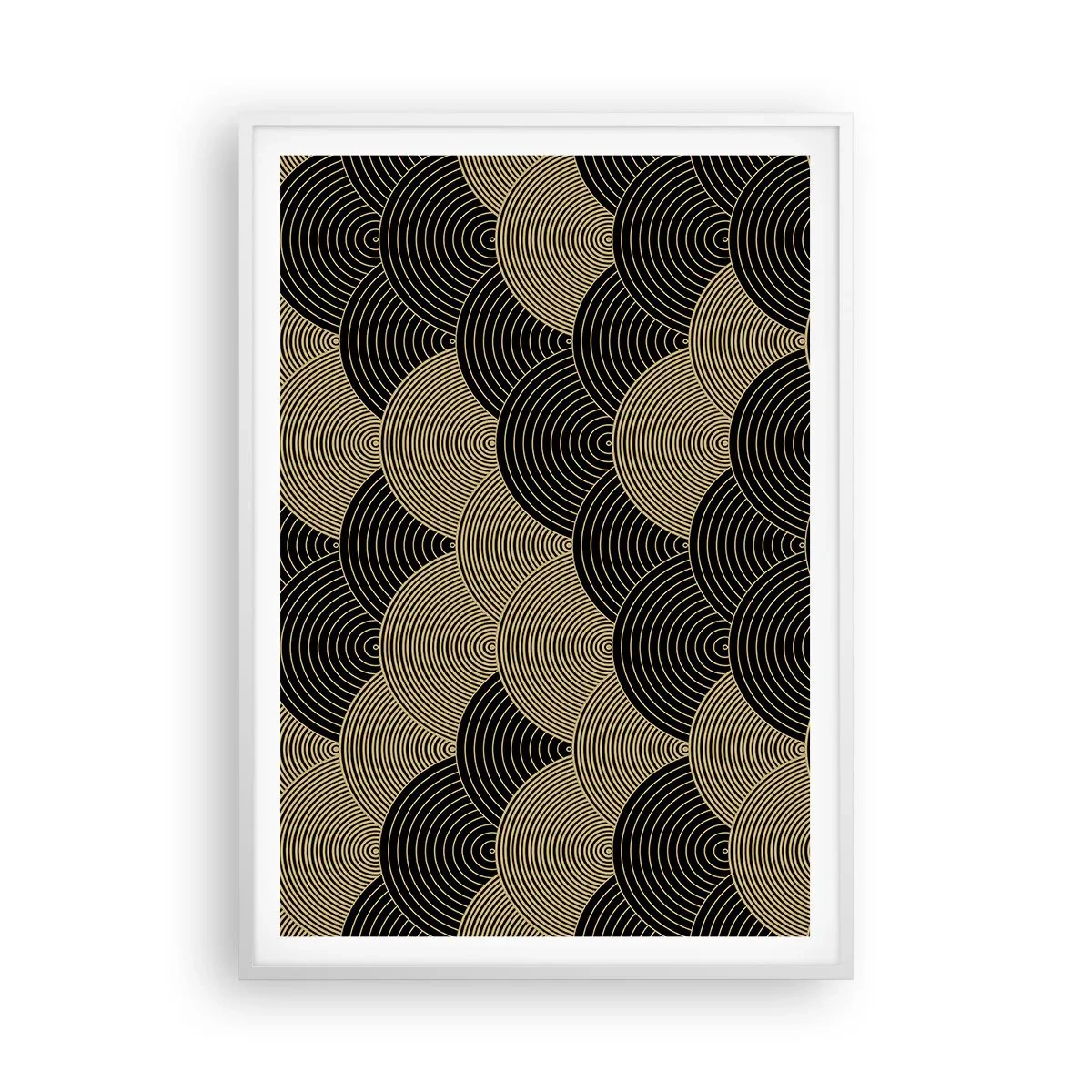 Póster en marco blanco - Multiplicación de la unidad - 70x100 cm