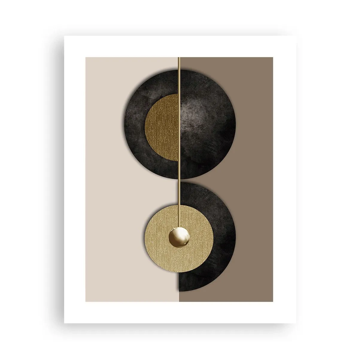 Póster - Variaciones en torno a un círculo - 40x50 cm