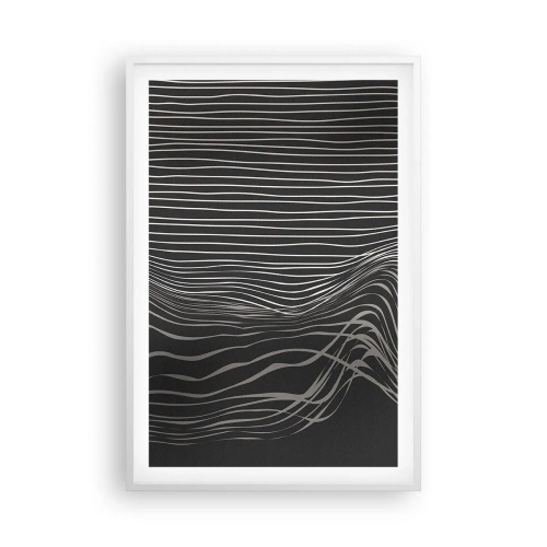 Póster en marco blanco - Ritmo y acento - 61x91 cm