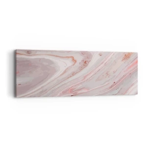 Cuadro sobre lienzo - Impresión de Imagen - Rosa líquido - 90x30 cm