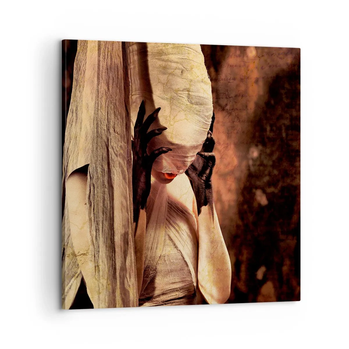 Cuadro sobre lienzo - Impresión de Imagen - Entre el bien y el mal - 60x60 cm