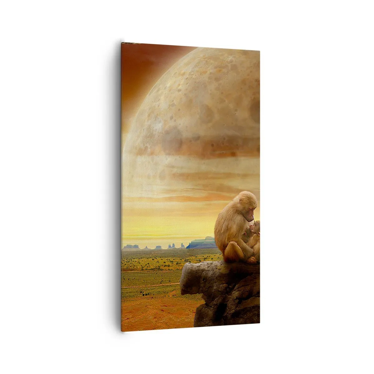 Cuadro sobre lienzo - Impresión de Imagen - El amor es igual en todas partes - 65x120 cm