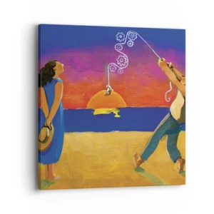 Cuadro sobre lienzo - Impresión de Imagen - Mucho más que una estrella del cielo - 40x40 cm