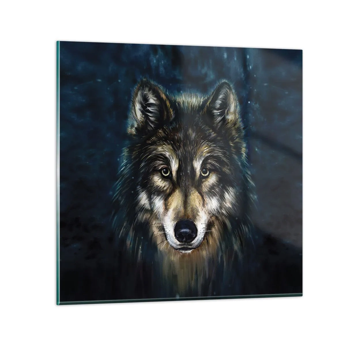 Cuadro sobre vidrio - Impresiones sobre Vidrio - ¿Alfa? Y omega - 60x60 cm