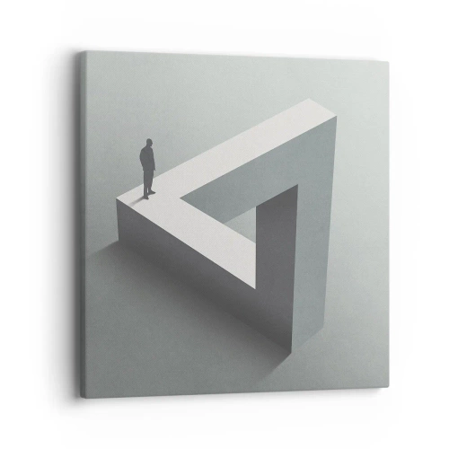 Cuadro sobre lienzo - Impresión de Imagen - Y, sin embargo, es posible - 40x40 cm