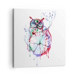 Cuadro sobre lienzo - Impresión de Imagen - Sabio por naturaleza - 50x50 cm