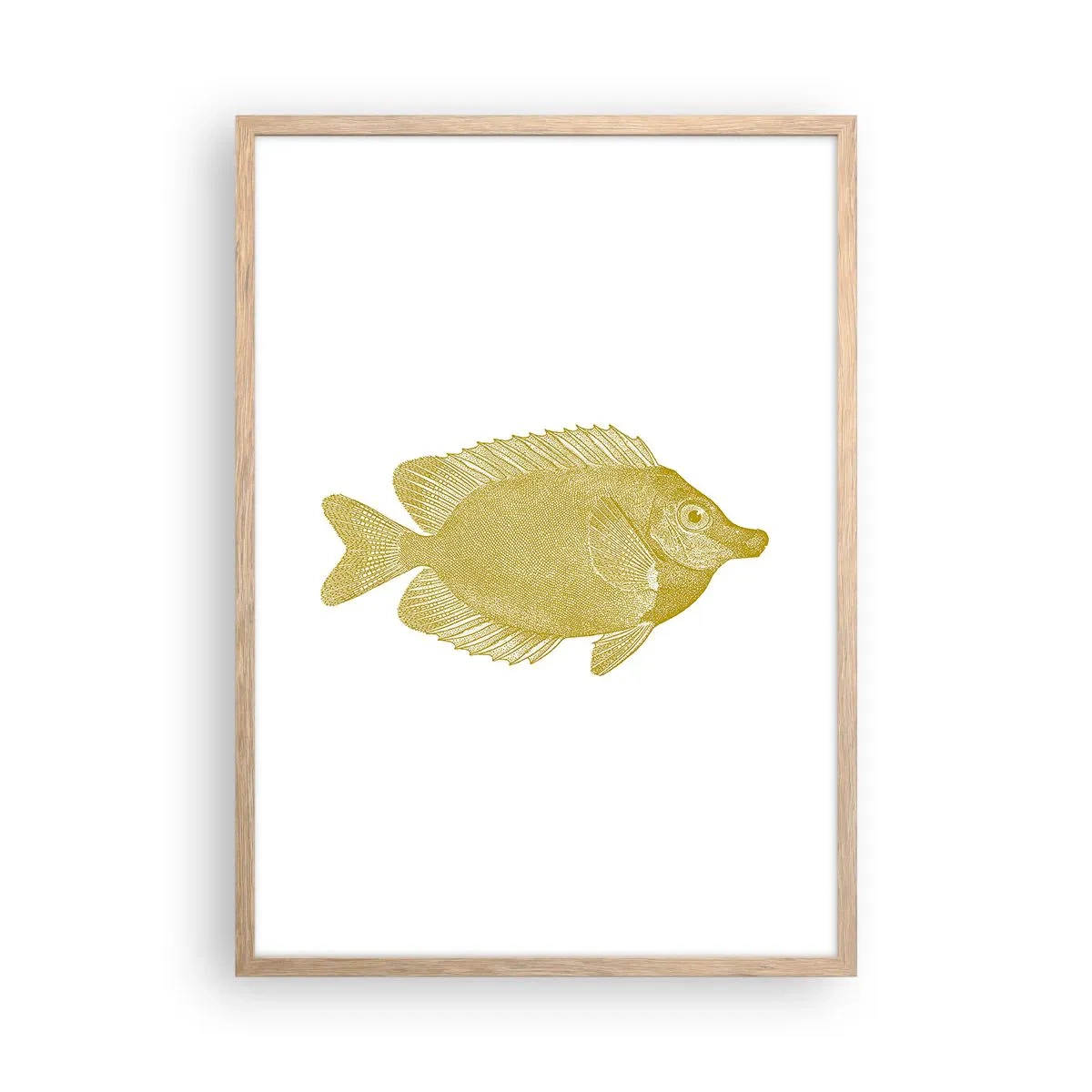 Póster en marco roble claro - No recuerdo quién eras - 50x70 cm