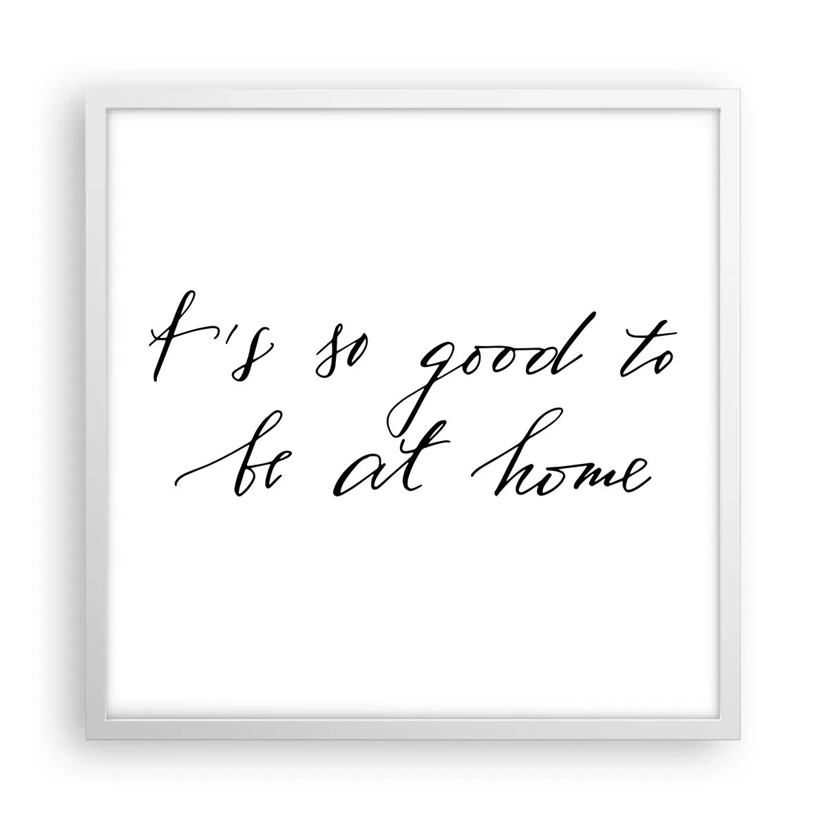 Póster en marco blanco - Toda la verdad - 50x50 cm