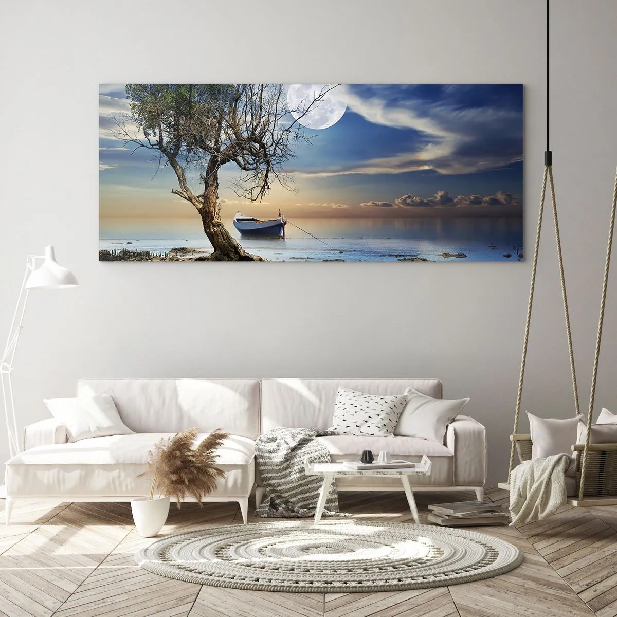Cuadro sobre vidrio - Impresiones sobre Vidrio - ¿Es el final o el principio? - 100x40 cm