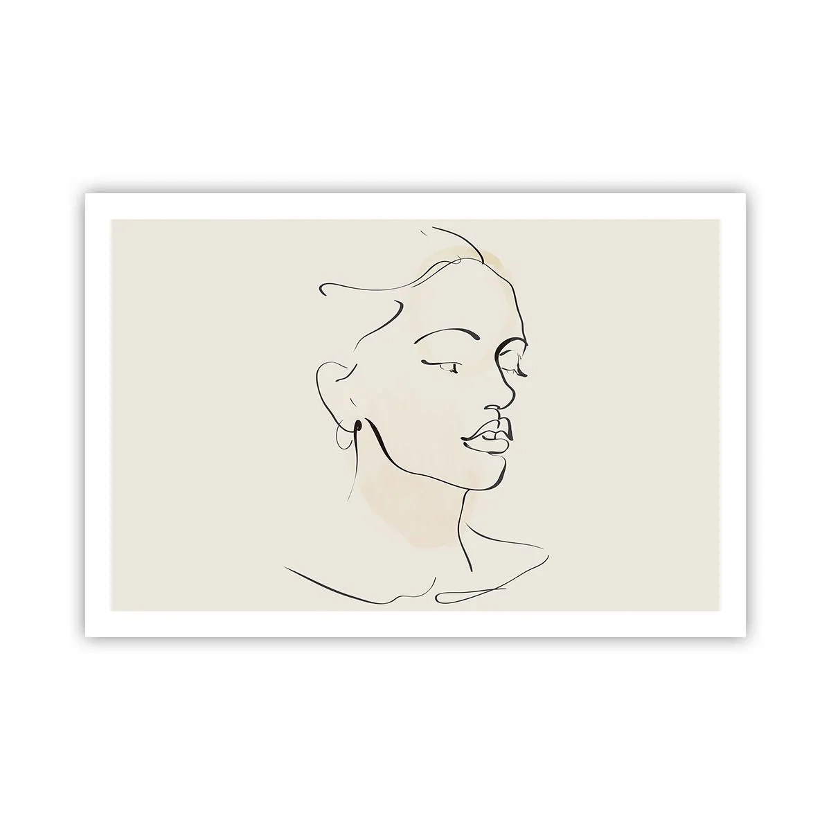 Póster - Líneas que muestran seguridad - 91x61 cm