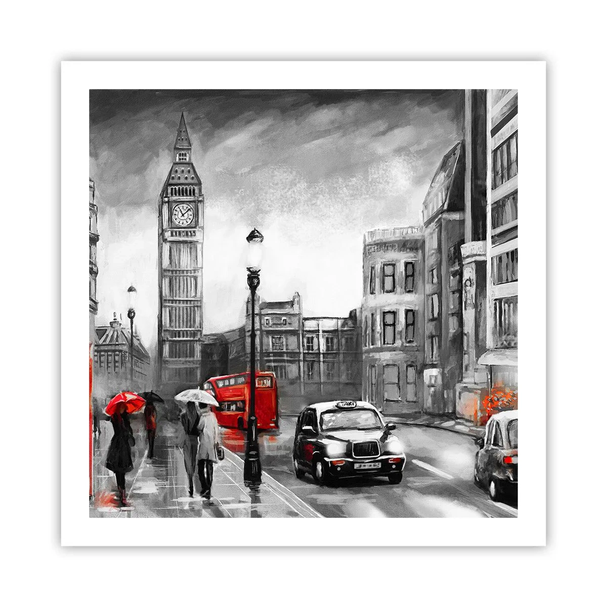 Póster - No tan gris como la pintan - 60x60 cm