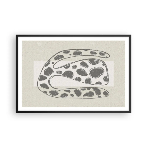 Póster en marco negro - Una criatura extraña - 91x61 cm