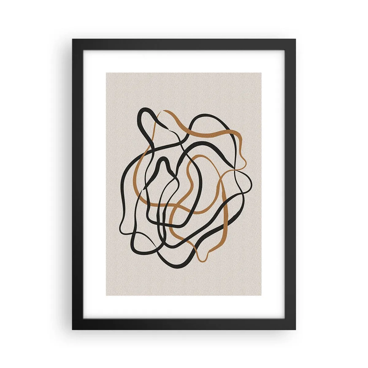 Póster en marco negro - Todo ha salido mal - 30x40 cm