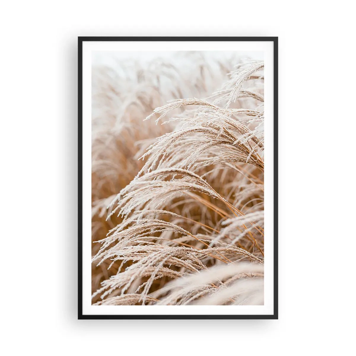 Póster en marco negro - El sol de otoño - 70x100 cm