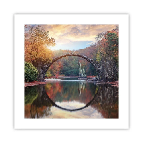 Póster - Al otro lado del espejo - 40x40 cm