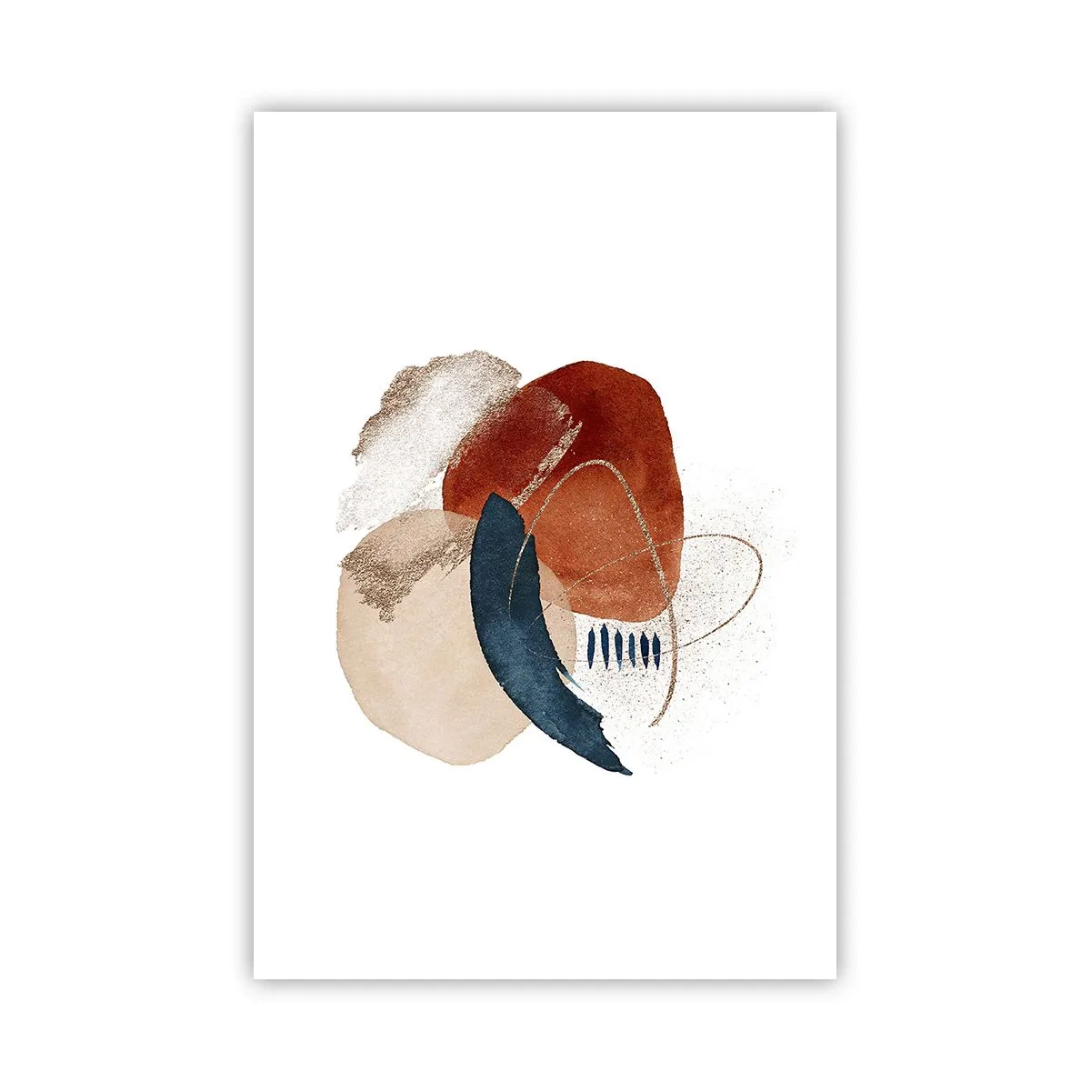 Póster - Composición ovalada - 61x91 cm