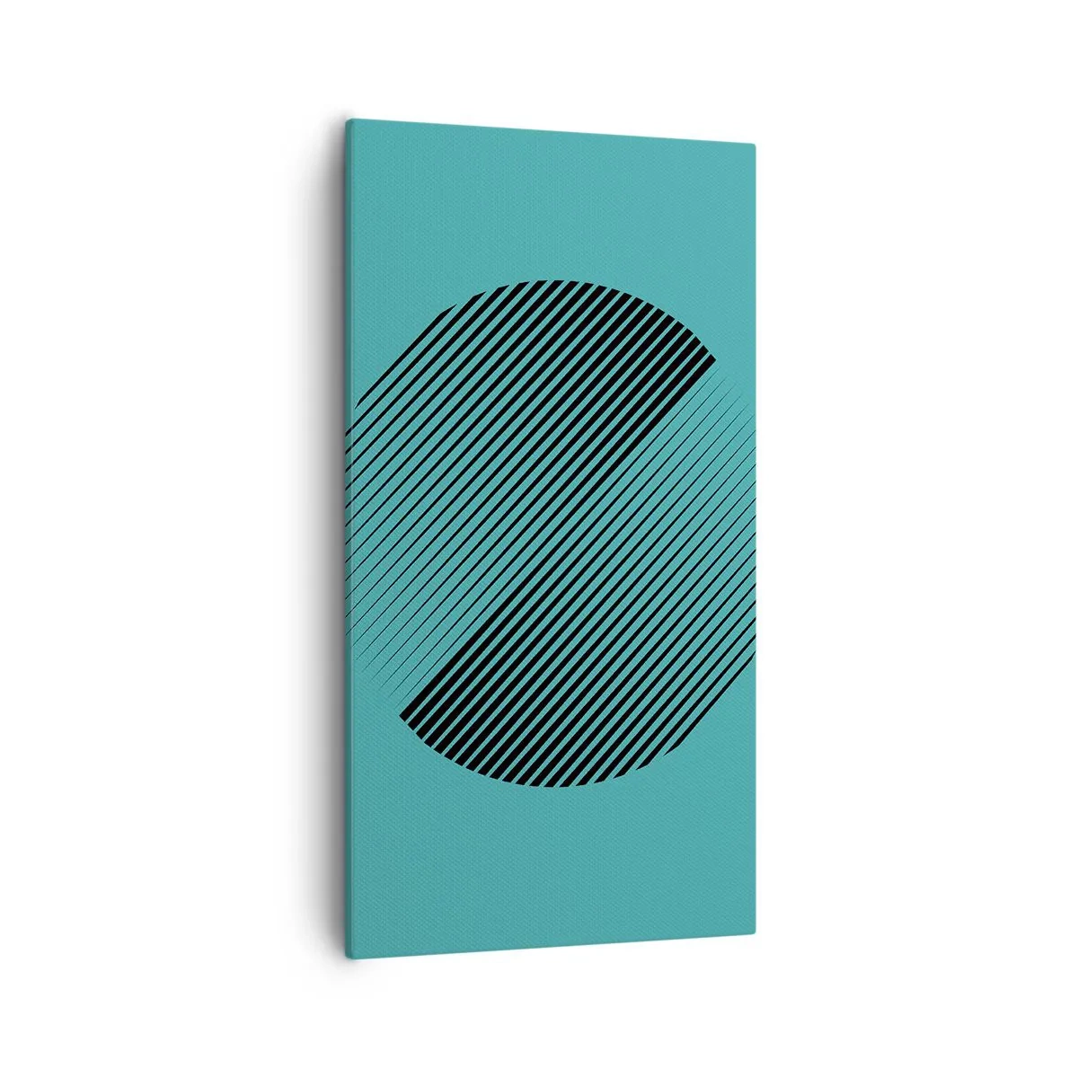 Cuadro sobre lienzo - Impresión de Imagen - El círculo: una variación geométrica - 55x100 cm