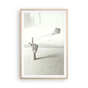 Póster en marco roble claro - Una prueba de fuerza - 61x91 cm