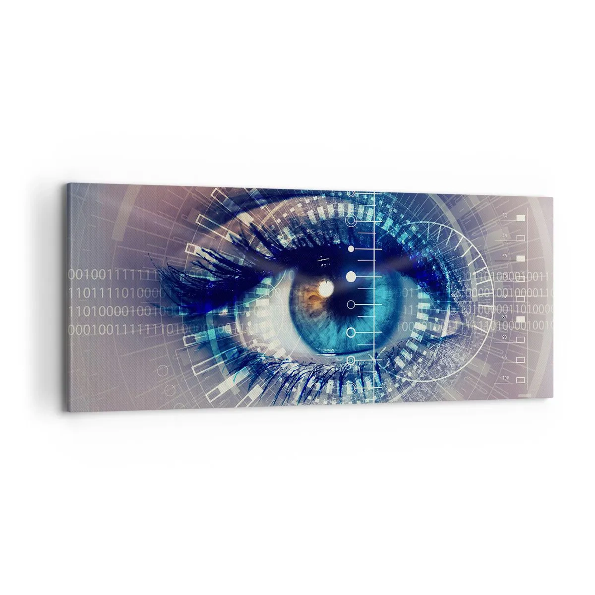 Cuadro sobre lienzo - Impresión de Imagen - Crees que me conoces - 100x40 cm