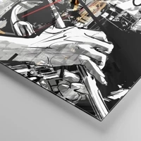 Esfera sin numeración, con rayas