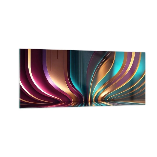 Cuadro sobre vidrio - Impresiones sobre Vidrio - Arquitectura de la luz - 100x40 cm