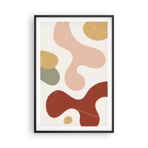 Póster en marco negro - La esencia de la pintura - 61x91 cm