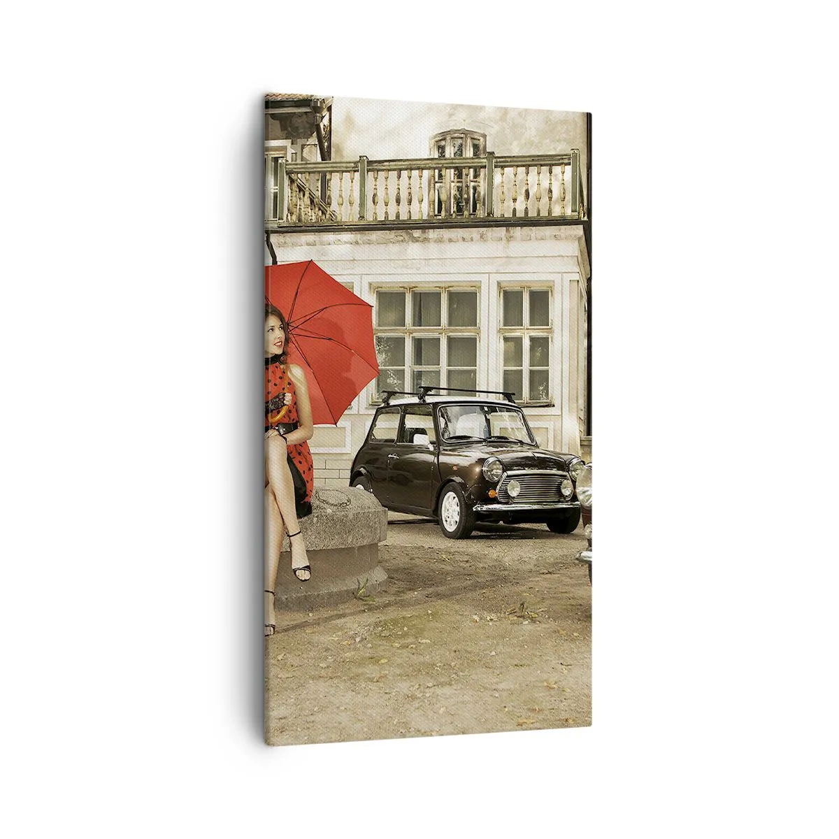 Cuadro sobre lienzo - Impresión de Imagen - Un mini viaje sentimental - 45x80 cm