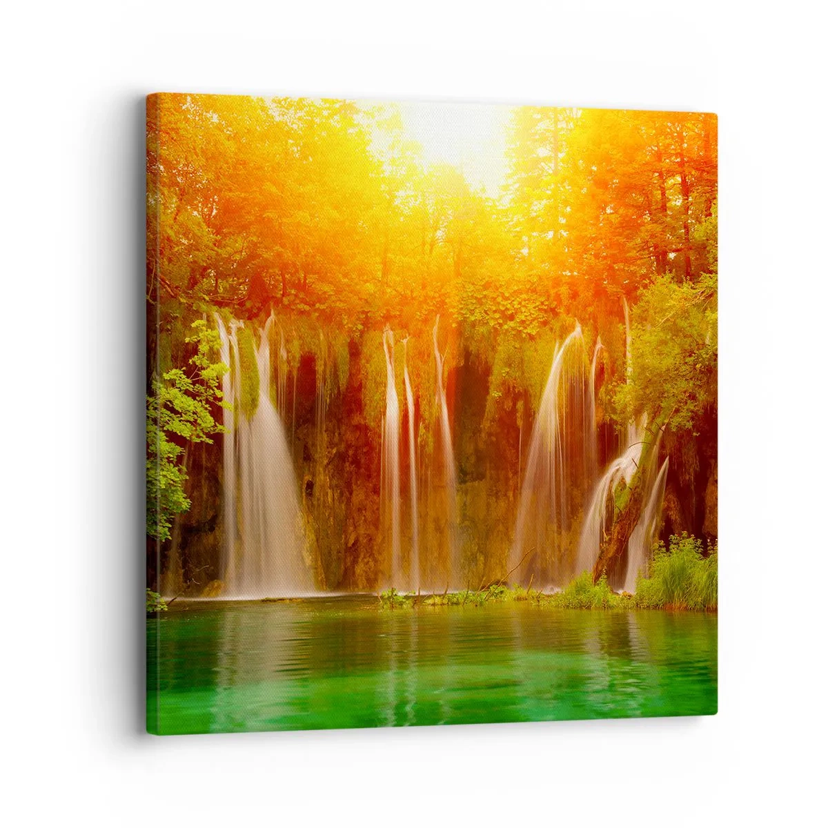 Cuadro sobre lienzo - Impresión de Imagen - Sol y sombra - 30x30 cm