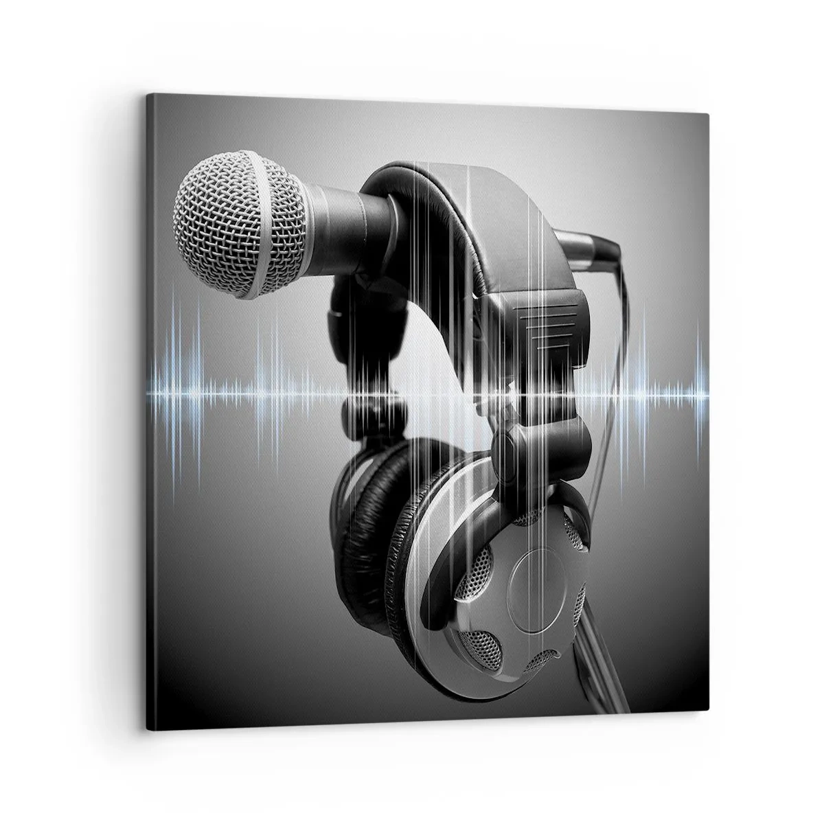 Cuadro sobre lienzo - Impresión de Imagen - Todavía se puede escuchar el canto - 60x60 cm