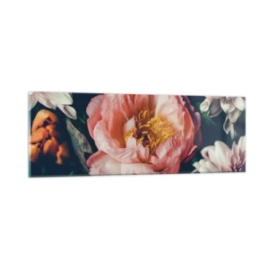 Cuadro sobre vidrio - Impresiones sobre Vidrio - Con esplendor barroco - 90x30 cm