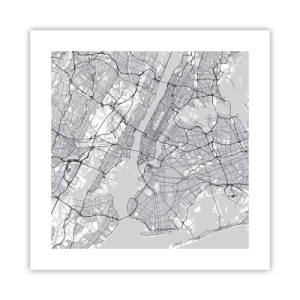 Póster - Anatomía de una metrópolis - 40x40 cm