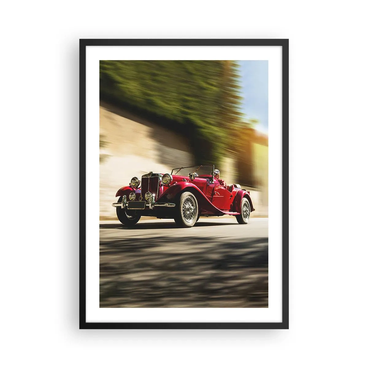 Póster en marco negro - Hermosa pieza de museo - 50x70 cm