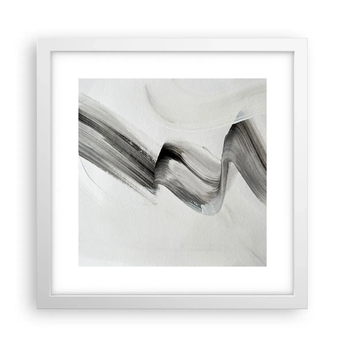 Póster en marco blanco - Solo por diversión - 30x30 cm