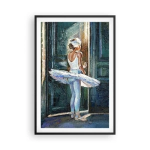 Póster en marco negro - Antes del espectáculo - 61x91 cm