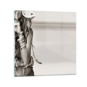 Cuadro sobre vidrio - Impresiones sobre Vidrio - Libertad natural - 60x60 cm