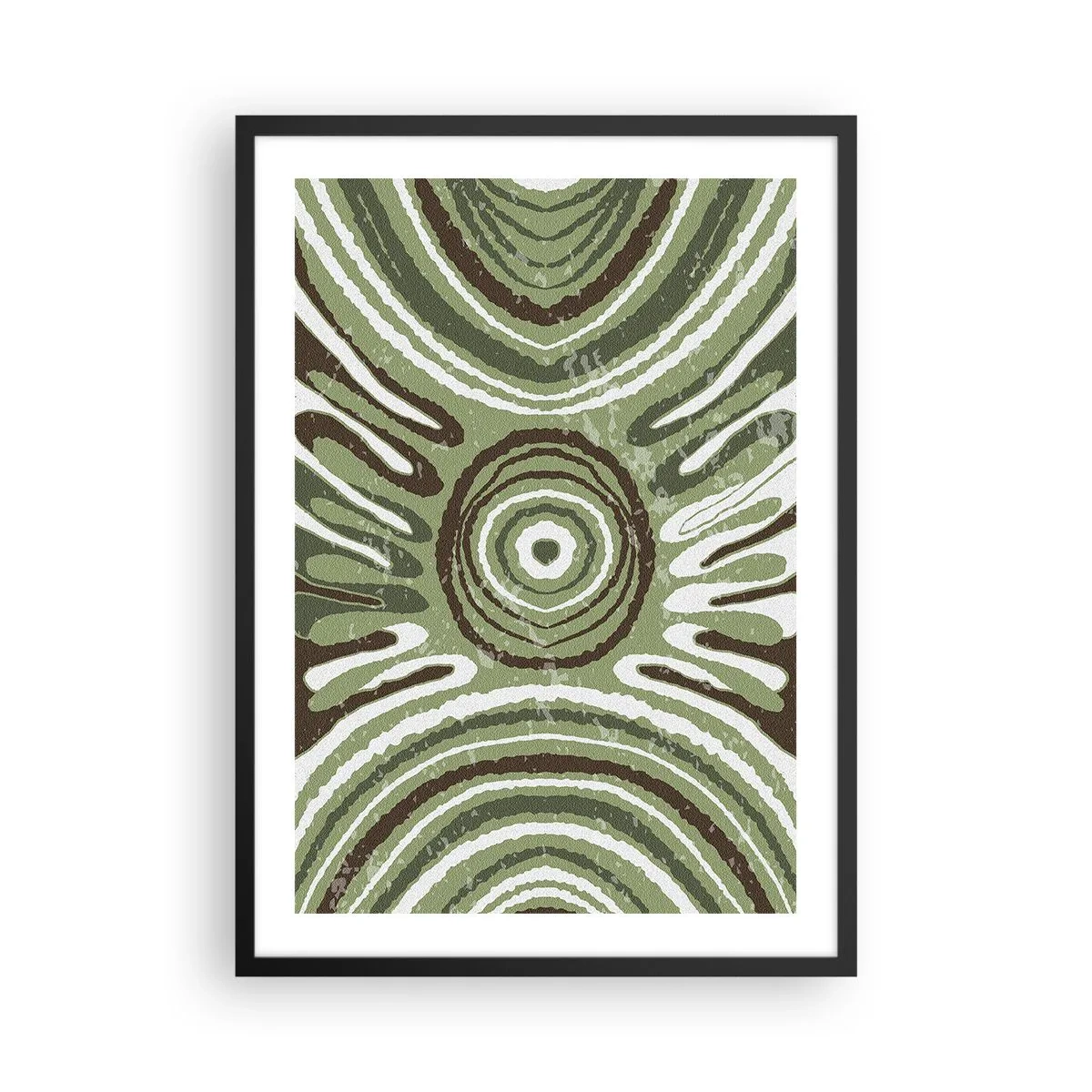 Póster en marco negro - Explosión de emociones - 50x70 cm