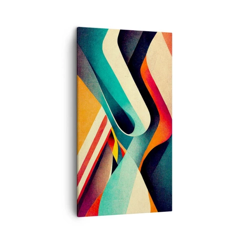 Cuadro sobre lienzo - Impresión de Imagen - Composición intensa - 45x80 cm