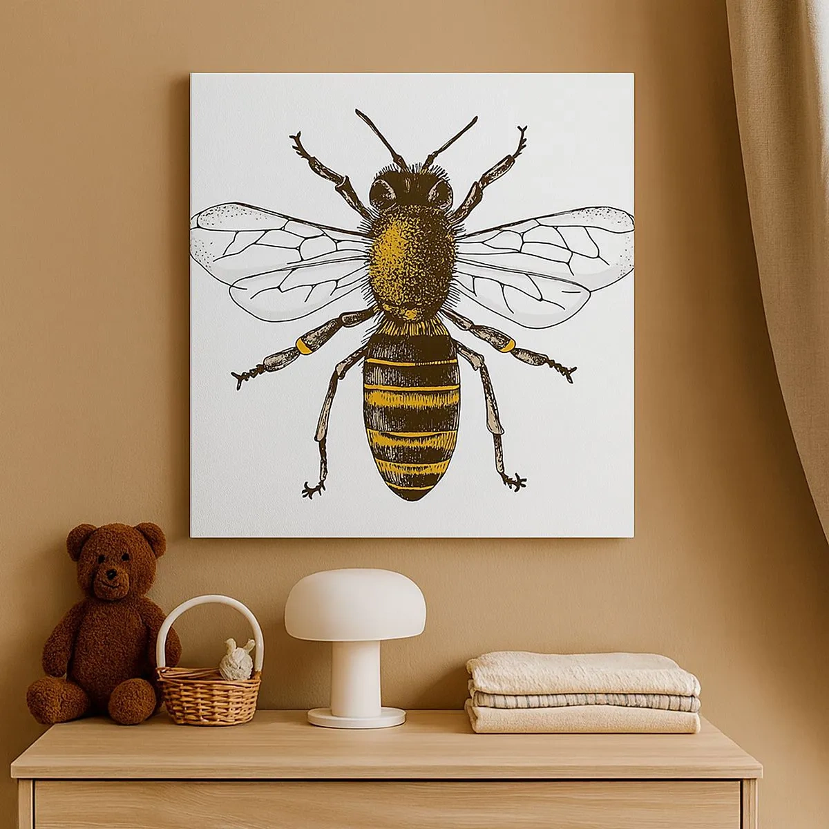 Cuadro sobre lienzo - Impresión de Imagen - Bondad natural - 30x30 cm