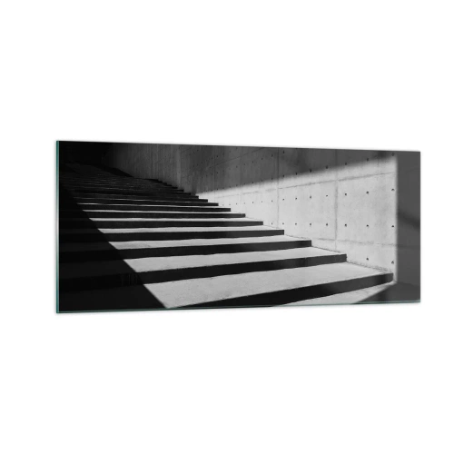 Cuadro sobre vidrio - Impresiones sobre Vidrio - La cruda belleza del modernismo - 100x40 cm