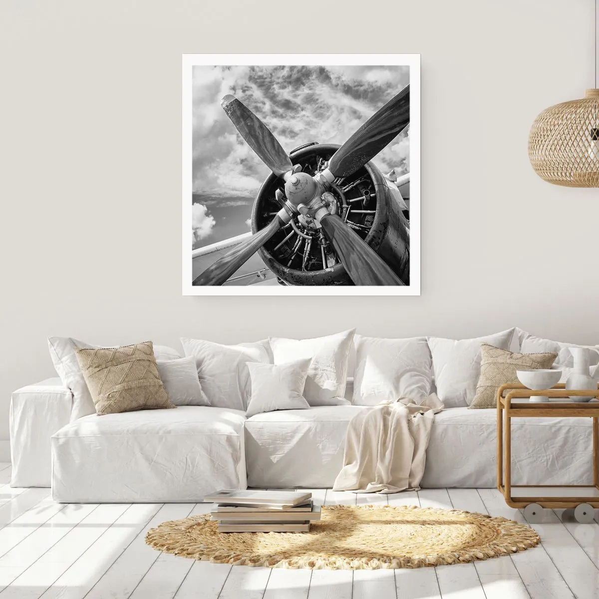 Póster - Conquistador de los cielos - 40x40 cm