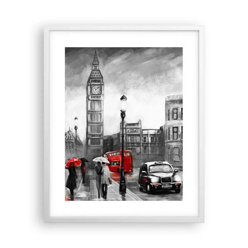 Póster en marco blanco - No tan gris como la pintan - 40x50 cm