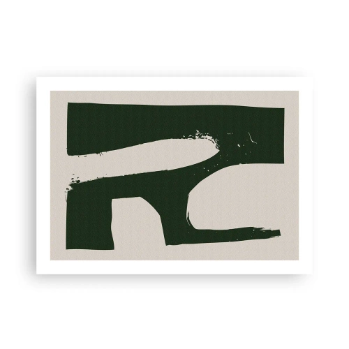 Póster - Bahías de blanco - 70x50 cm