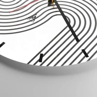 Esfera sin numeración, con rayas