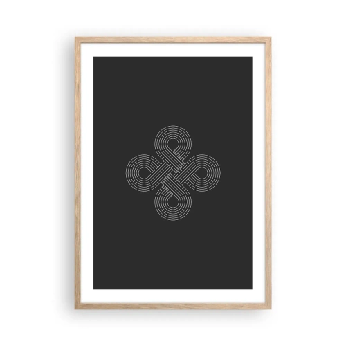 Póster en marco roble claro - El espíritu celta - 50x70 cm
