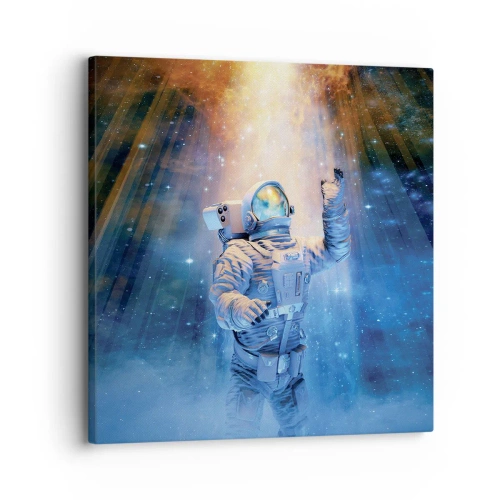 Cuadro sobre lienzo - Impresión de Imagen - El descubrimiento - 30x30 cm