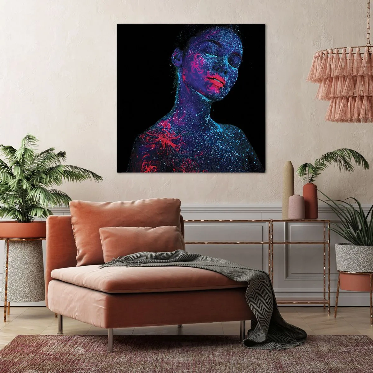 Cuadro sobre lienzo - Impresión de Imagen - En polvo de estrellas - 50x50 cm