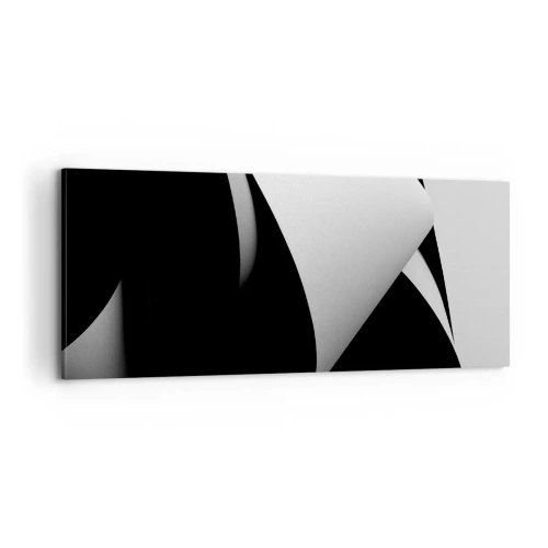 Cuadro sobre lienzo - Impresión de Imagen - Planos de luz desde las profundidades de la sombra - 100x40 cm