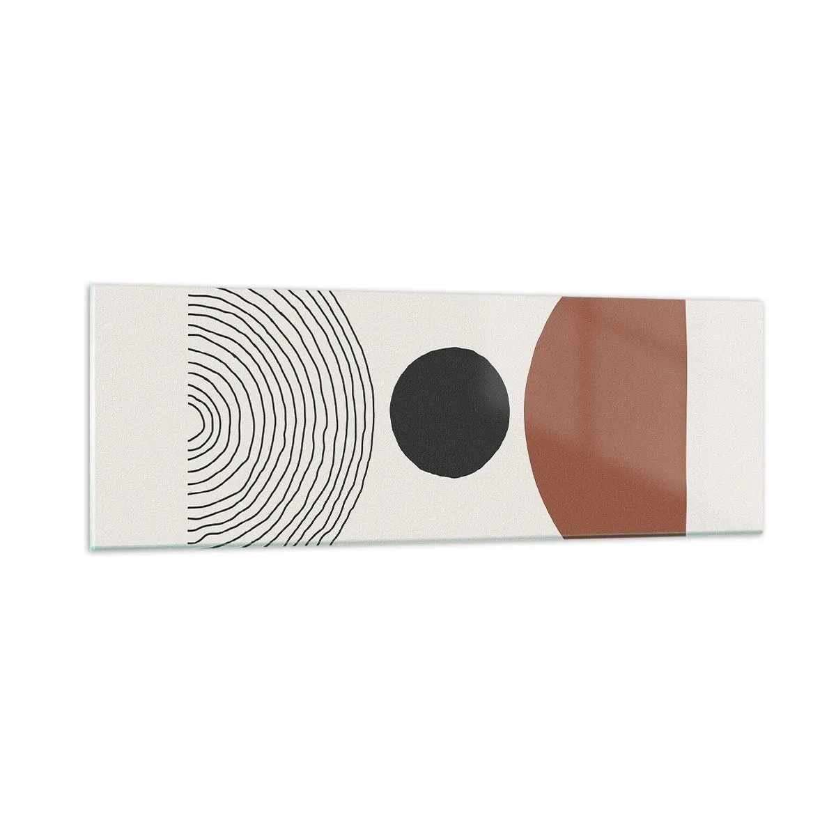 Cuadro sobre vidrio - Impresiones sobre Vidrio - En el centro de la atención - 90x30 cm